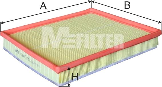 Mfilter K 726 - Hava filtri furqanavto.az