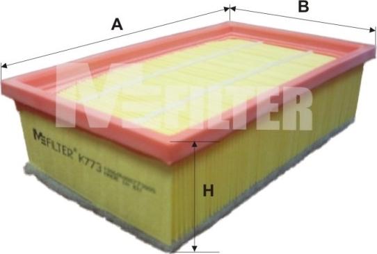 Mfilter K 773 - Hava filtri furqanavto.az