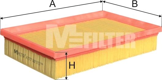 Mfilter K 777 - Hava filtri furqanavto.az