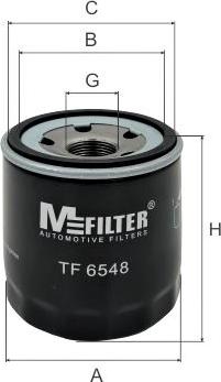 Mfilter TF 6548 - Yağ filtri furqanavto.az