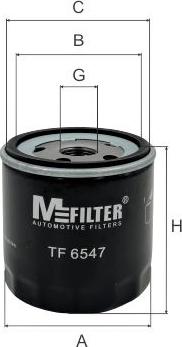 Mfilter TF 6547 - Yağ filtri furqanavto.az