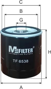 Mfilter TF 6538 - Yağ filtri furqanavto.az