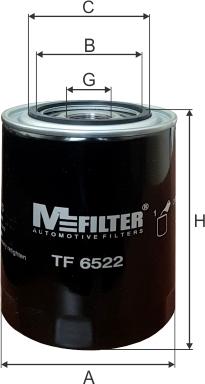 Mfilter TF 6522 - Yağ filtri furqanavto.az