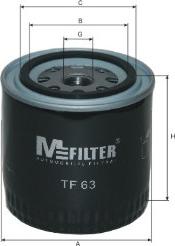 Mfilter TF 63 - Yağ filtri furqanavto.az