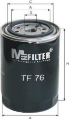 Mfilter TF 76 - Yağ filtri furqanavto.az