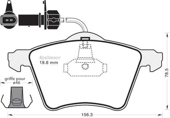 BOSCH 494390 - Əyləc altlığı dəsti, əyləc diski furqanavto.az