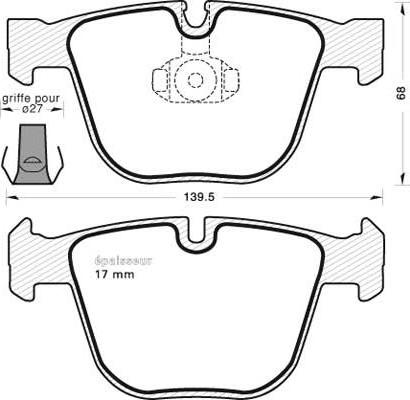 Roulunds Braking 51868381 - Əyləc altlığı dəsti, əyləc diski furqanavto.az