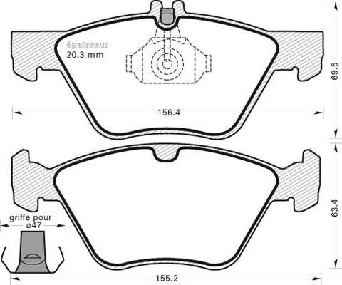 Magneti Marelli 363700201092 - Əyləc altlığı dəsti, əyləc diski furqanavto.az