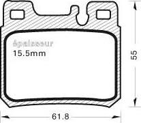 Valeo 671411 - Əyləc altlığı dəsti, əyləc diski furqanavto.az