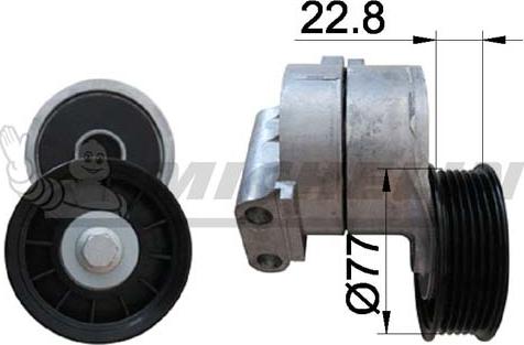 MICHELIN EngineParts SMAMP04450 - Kəmər Dartıcı, v-yivli kəmər furqanavto.az