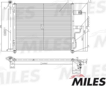 Miles ACCB006 - Kondenser, kondisioner furqanavto.az