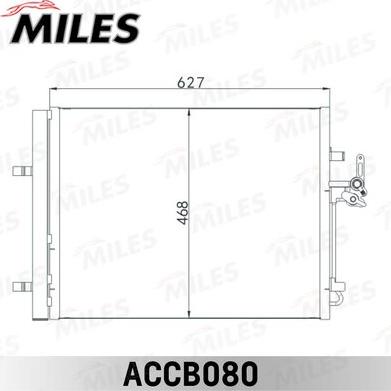 Miles ACCB080 - Kondenser, kondisioner furqanavto.az