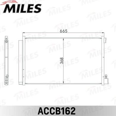 Miles ACCB162 - Kondenser, kondisioner furqanavto.az