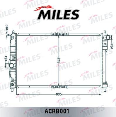 Miles ACRB001 - Radiator, mühərrikin soyudulması furqanavto.az