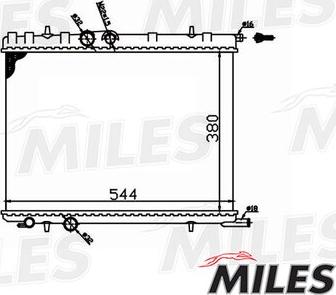 Miles ACRM049 - Radiator, mühərrikin soyudulması furqanavto.az