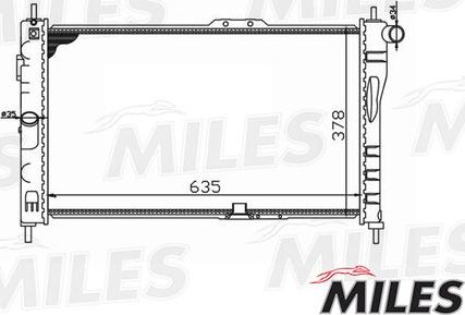 Miles ACRM054 - Radiator, mühərrikin soyudulması furqanavto.az