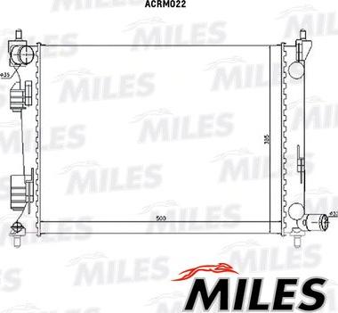 Miles ACRM022 - Radiator, mühərrikin soyudulması furqanavto.az