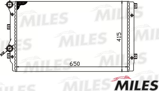 Miles ACRM071 - Radiator, mühərrikin soyudulması furqanavto.az