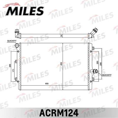 Miles ACRM124 - Radiator, mühərrikin soyudulması furqanavto.az