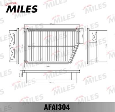 Miles AFAI304 - Hava filtri furqanavto.az