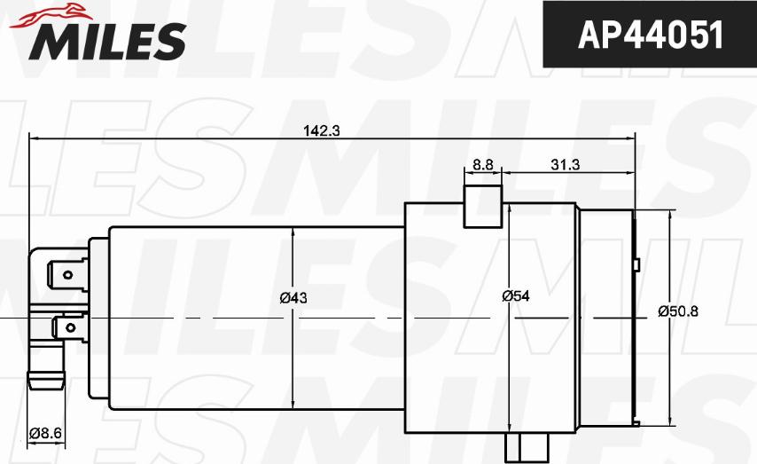 Miles AP44051 - Yanacaq nasosu furqanavto.az