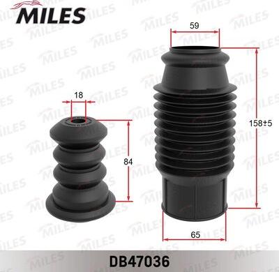 Miles DB47036 - Toz örtüyü dəsti, amortizator furqanavto.az