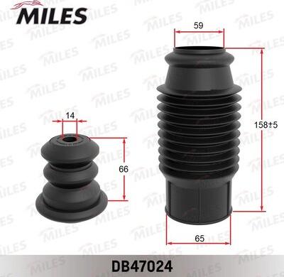 Miles DB47024 - Toz örtüyü dəsti, amortizator furqanavto.az