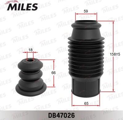 Miles DB47026 - Toz örtüyü dəsti, amortizator furqanavto.az