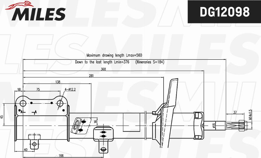 Miles DG12098 - Amortizator furqanavto.az