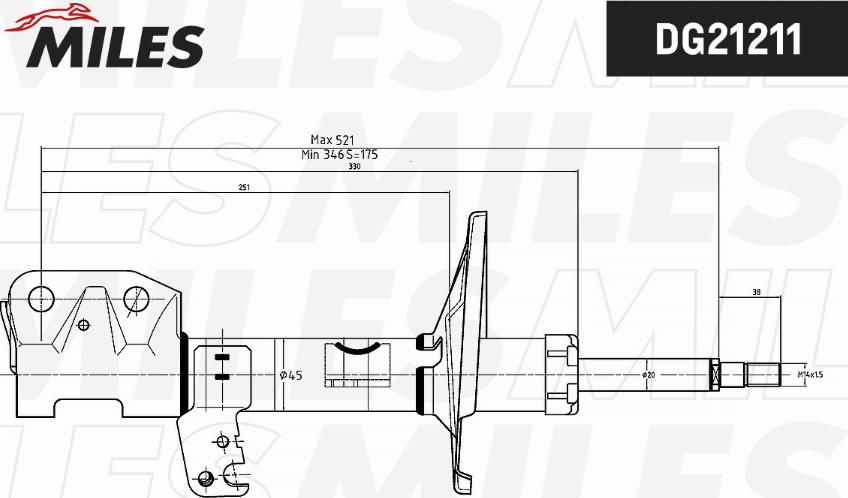 Miles DG21211 - Amortizator furqanavto.az