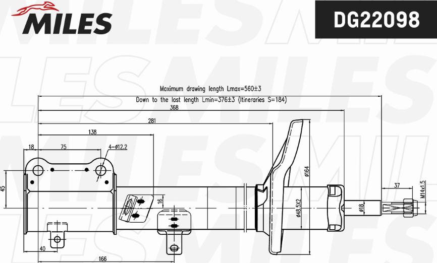 Miles DG22098 - Amortizator furqanavto.az