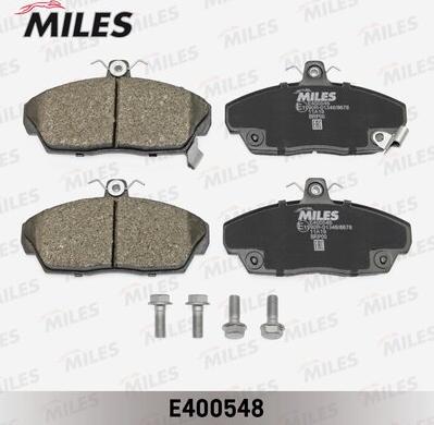 Miles E400548 - Əyləc altlığı dəsti, əyləc diski furqanavto.az