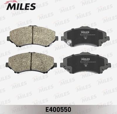 Miles E400550 - Əyləc altlığı dəsti, əyləc diski furqanavto.az