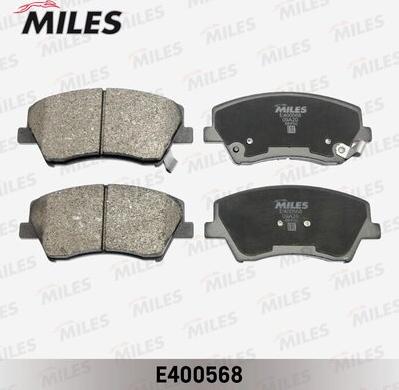 Miles E400568 - Əyləc altlığı dəsti, əyləc diski furqanavto.az