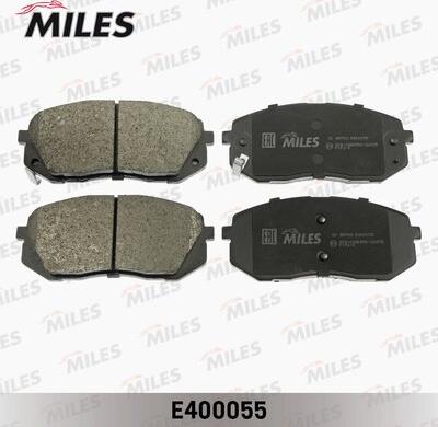 Miles E400055 - Əyləc altlığı dəsti, əyləc diski furqanavto.az