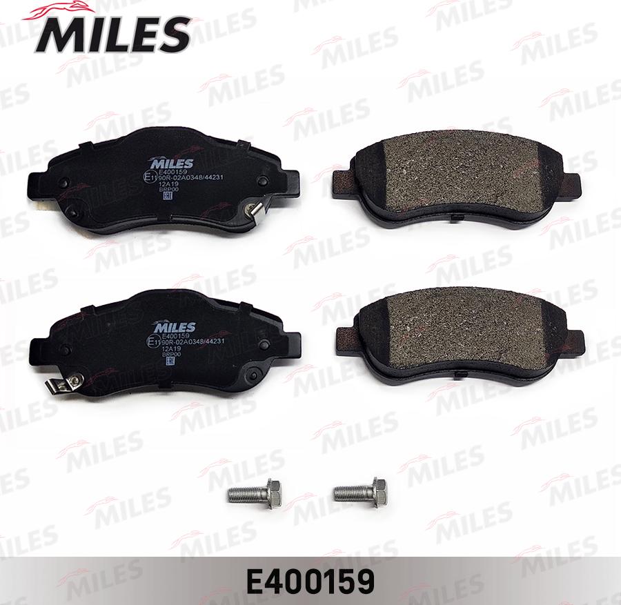 Miles E400159 - Əyləc altlığı dəsti, əyləc diski furqanavto.az