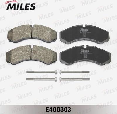 Miles E400303 - Əyləc altlığı dəsti, əyləc diski furqanavto.az