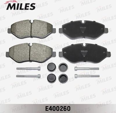 Miles E400260 - Əyləc altlığı dəsti, əyləc diski furqanavto.az