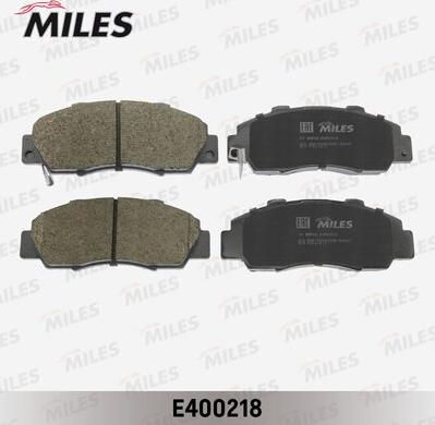 Miles E400218 - Əyləc altlığı dəsti, əyləc diski furqanavto.az