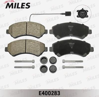 Miles E400283 - Əyləc altlığı dəsti, əyləc diski furqanavto.az