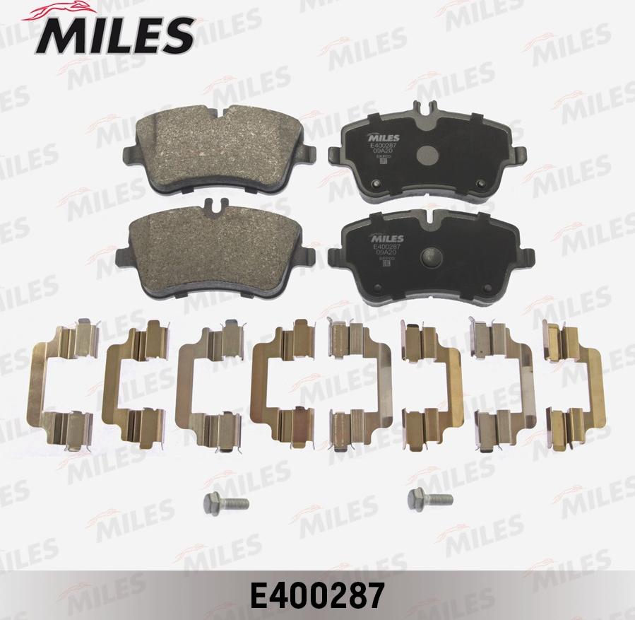 Miles E400287 - Əyləc altlığı dəsti, əyləc diski furqanavto.az