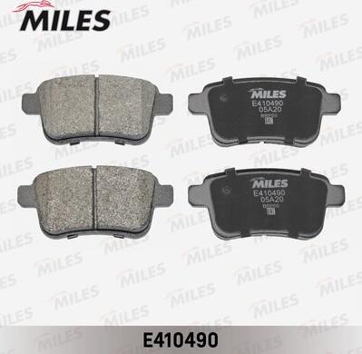 Miles E410490 - Əyləc altlığı dəsti, əyləc diski furqanavto.az