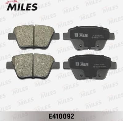 Miles E410092 - Əyləc altlığı dəsti, əyləc diski www.furqanavto.az