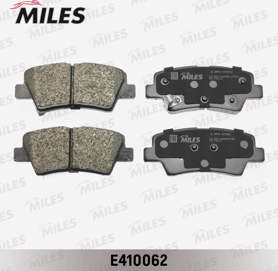 Miles E410062 - Əyləc altlığı dəsti, əyləc diski www.furqanavto.az