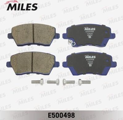 Miles E500498 - Əyləc altlığı dəsti, əyləc diski furqanavto.az