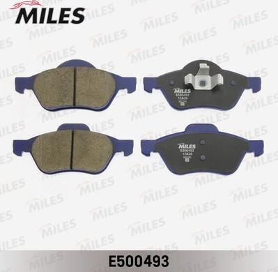 Miles E500493 - Əyləc altlığı dəsti, əyləc diski furqanavto.az