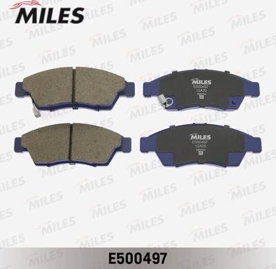 Miles E500497 - Əyləc altlığı dəsti, əyləc diski furqanavto.az