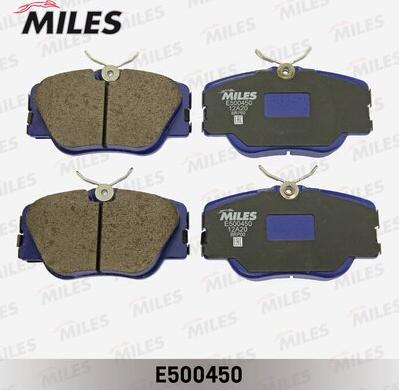 Miles E500450 - Əyləc altlığı dəsti, əyləc diski furqanavto.az