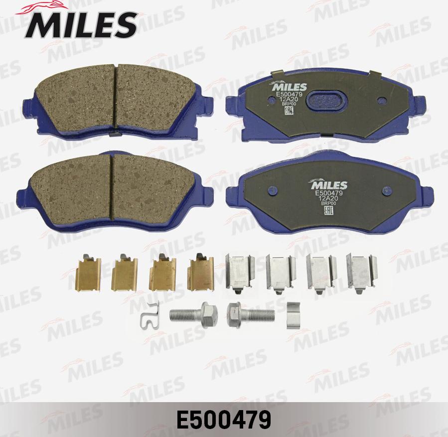 Miles E500479 - Əyləc altlığı dəsti, əyləc diski furqanavto.az