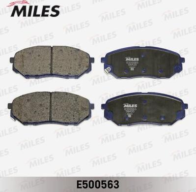 Miles E500563 - Əyləc altlığı dəsti, əyləc diski furqanavto.az